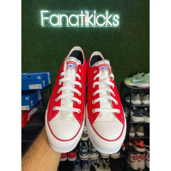 Converse Chuck Taylor Platform OX Womens Size 9 Shoes Red White Casual 171210C - Picture 3 of 8